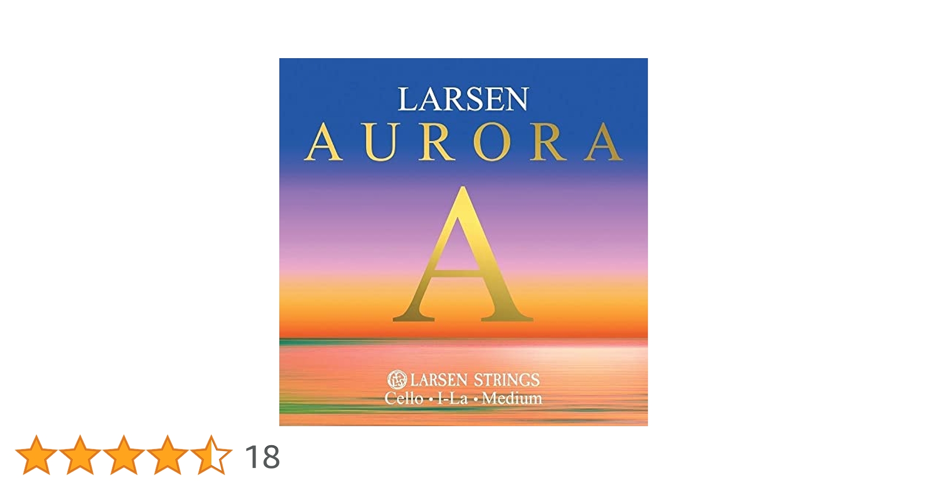 Amazon | ラーセン社 チェロ弦 オーロラ A線 Larsen Cello